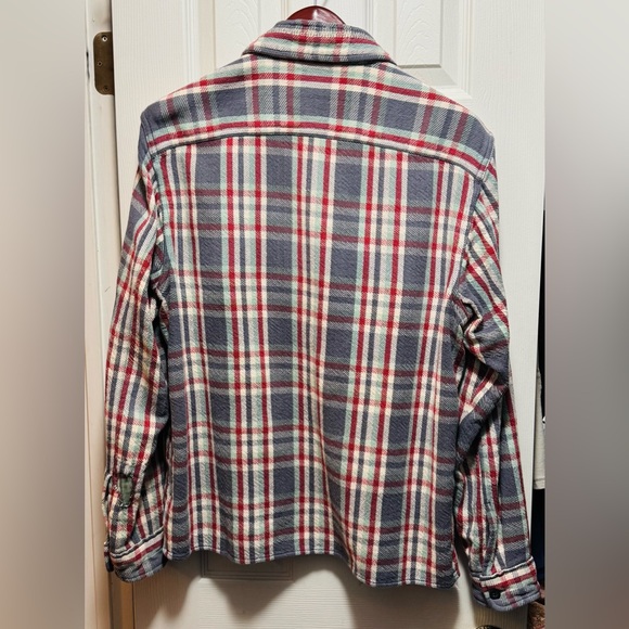 RRL Double RL mens patchwork plaid overshirt - Picture 2 of 6